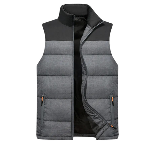 Anton | heren gewatteerd bodywarmer met stretch pasvorm