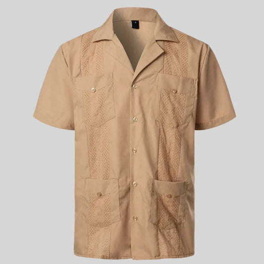 BreezeBay | Zacht katoenen overhemd met vier zakken