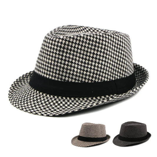 ChesterCheck | Houndstooth trilby hoed