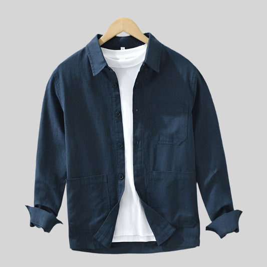 MilanoLayer | Stijlvolle katoenen overshirt voor heren