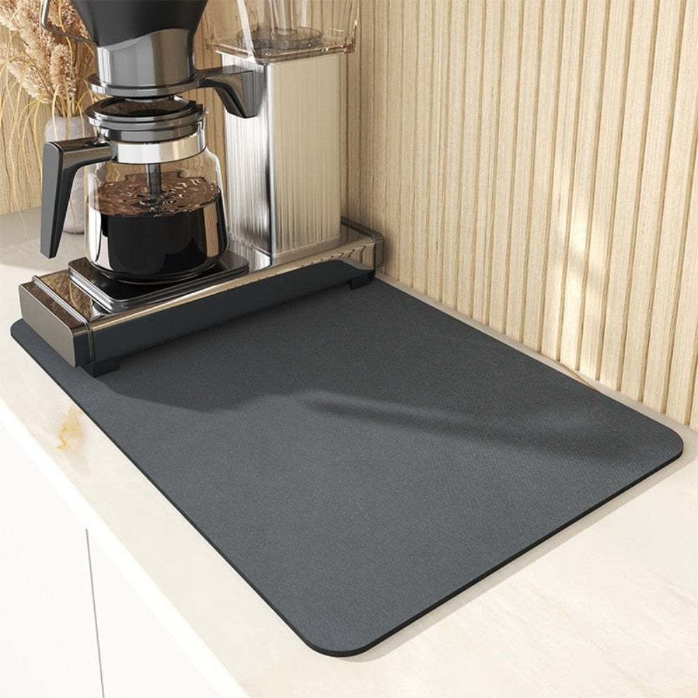 DryGuard Mat | Grote keukenafdruipmat waterabsorberend en anti‑slip