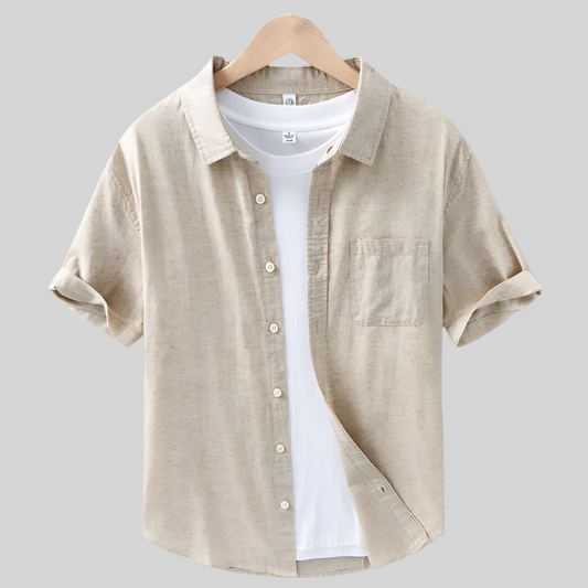LinoCool | Linnen overhemd met relaxte pasvorm