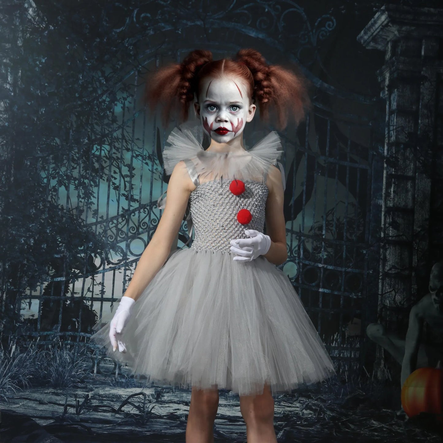 Charlotte Griezelige Clown Tutu-jurk voor Halloween en Cosplay