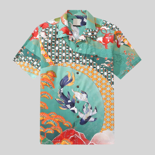 ZenWeave | Luchtig katoenen overhemd met print