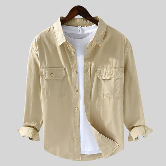 LisCot | Licht katoen shirt met subtiele print