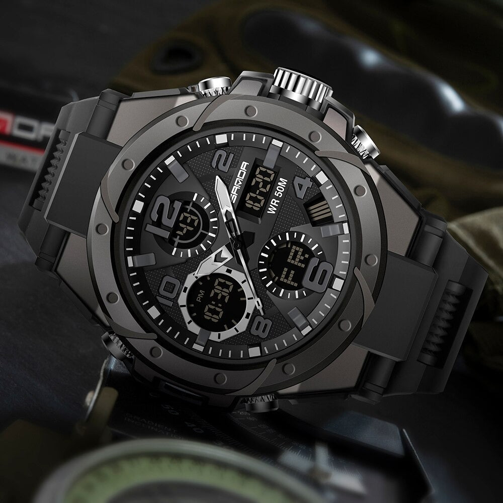TitanForce Tactical | Multifunctioneel militair herenhorloge