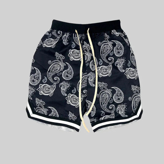 UrbanBand | Bandana-stijl shorts met elastische taille