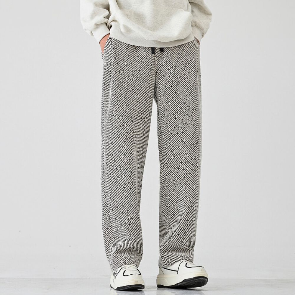 WeaveFlex | Joggingbroek met geweven structuur