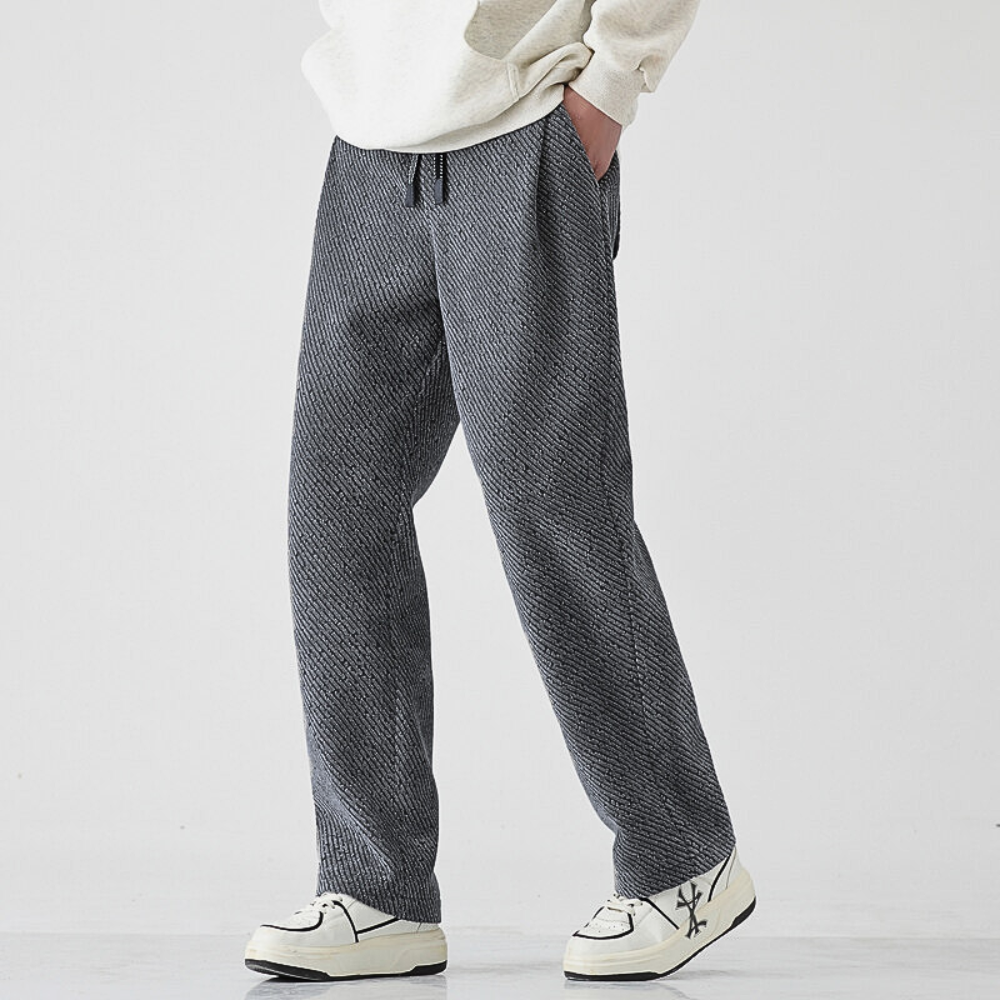 WeaveFlex | Joggingbroek met geweven structuur