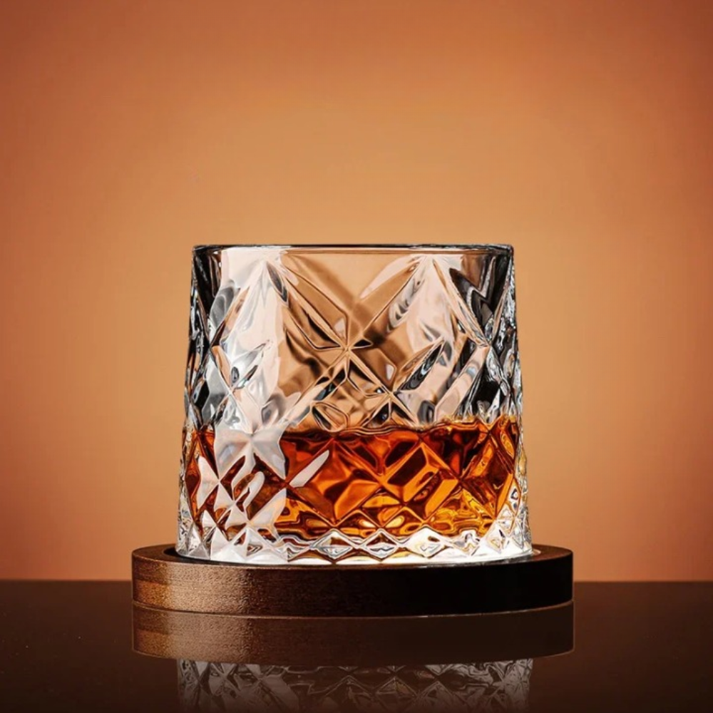 WhiskeySpin - Premium roterend whiskyglas