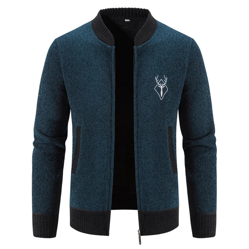 ZipKnit | Warm herenvest met tijdloze stijl