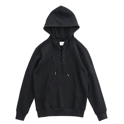 LaceWeave Hoodie | Zachte katoen-hoodie met vetersluiting