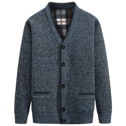 Mika | Herenvest met Knoopsluiting en V-Hals