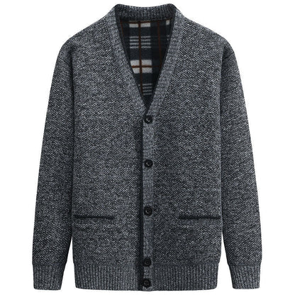 Mika | Herenvest met Knoopsluiting en V-Hals