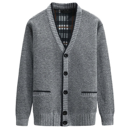 Mika | Herenvest met Knoopsluiting en V-Hals