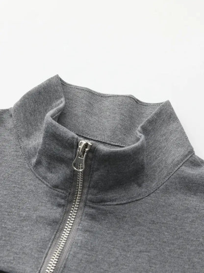 Camden | Half-zip pullover met modern colorblock design