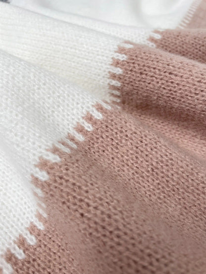 Laine | Dames gebreide trui met luipaardprint | Comfortabel & trendy