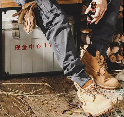 Heren tactical cargo broek met ritszakken
