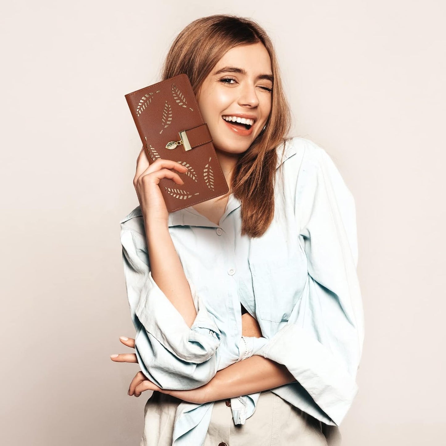 LeafGrace | Luxe leren portemonnee met meerdere vakken