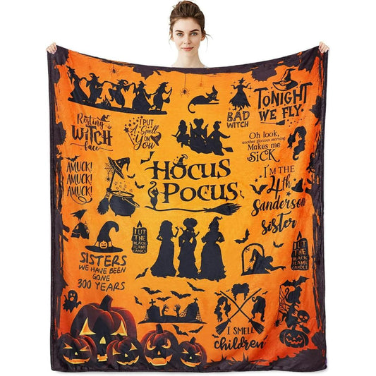 HocusPocus | Flanellen Halloween deken