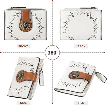 NovaFold | Elegante bifold portemonnee met ritsvak