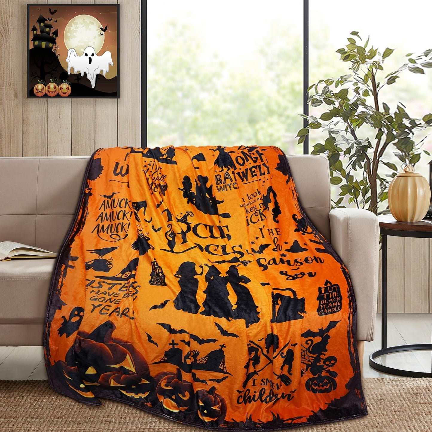 HocusPocus | Flanellen Halloween deken