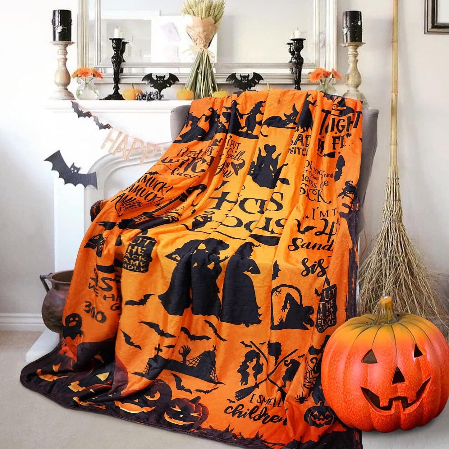 HocusPocus | Flanellen Halloween deken