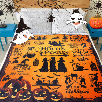 HocusPocus | Flanellen Halloween deken