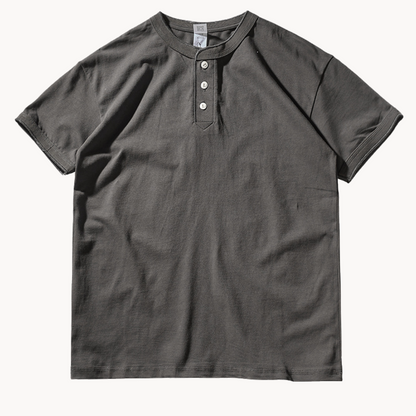 CottonTrail | Henley t‑shirt van katoen voor dagelijks gebruik