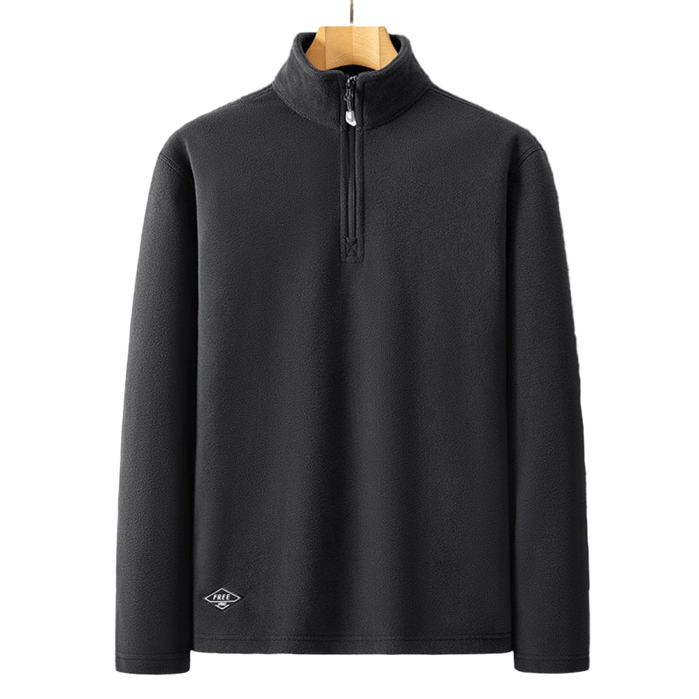 Alpine | Heren warme sweater met opstaande kraag