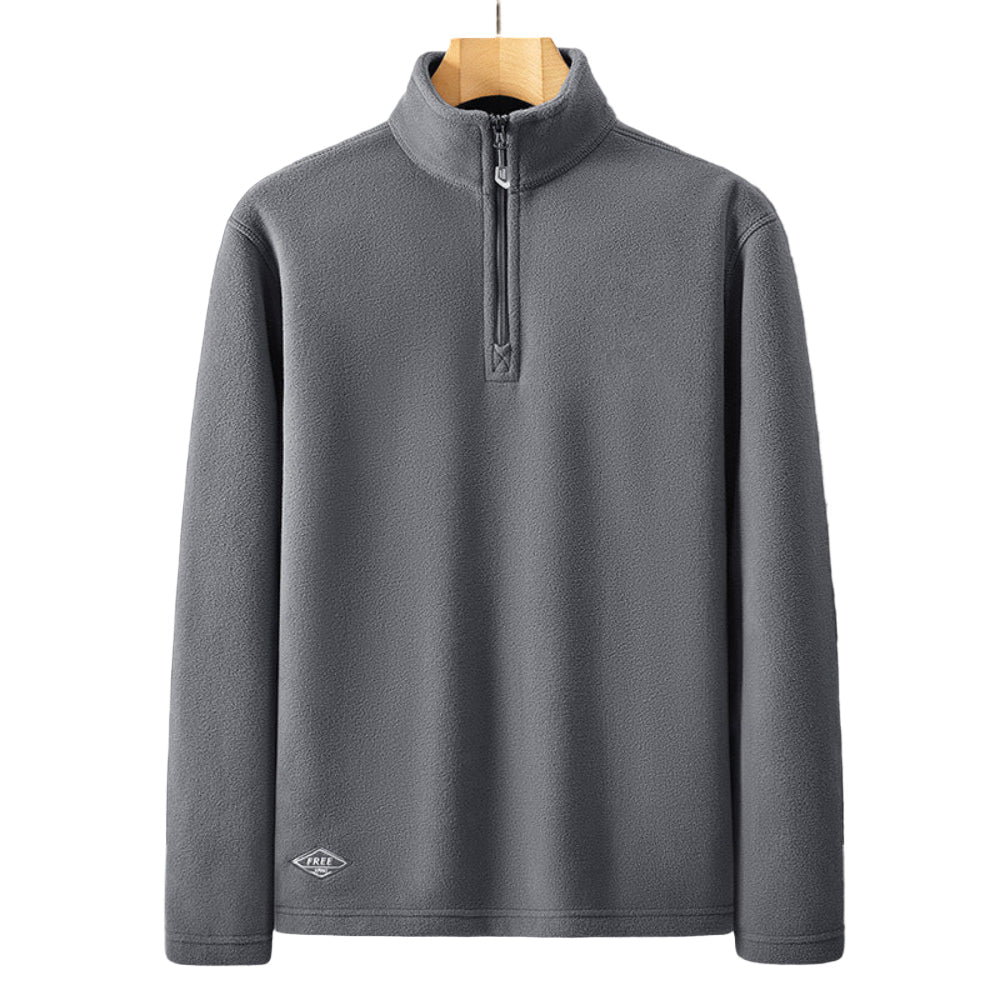 Alpine | Heren warme sweater met opstaande kraag