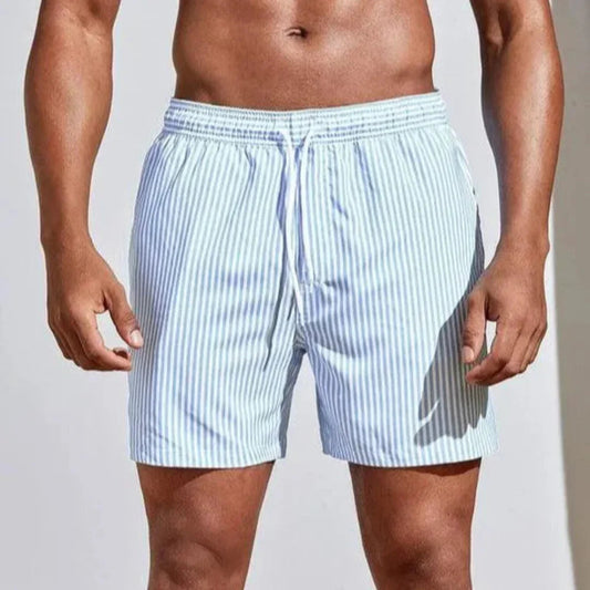 AquaStripe | Sneldrogende zwemshorts met strepen