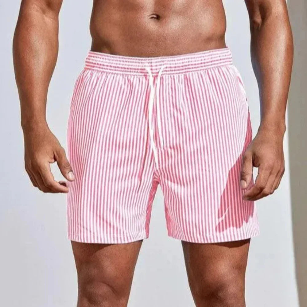 AquaStripe | Sneldrogende zwemshorts met strepen
