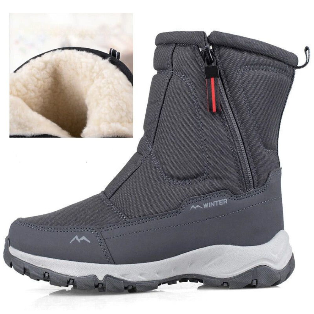Arctic Zip | Heren sneeuwlaars met ritssluiting en winterweerbestendig