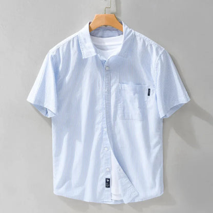 Tijdloos heren overhe shirt met 50s geïnspireerde stijl