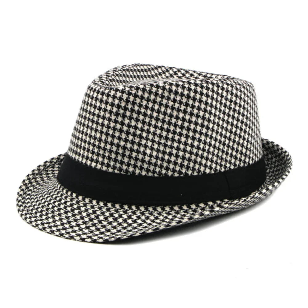 ChesterCheck | Houndstooth trilby hoed