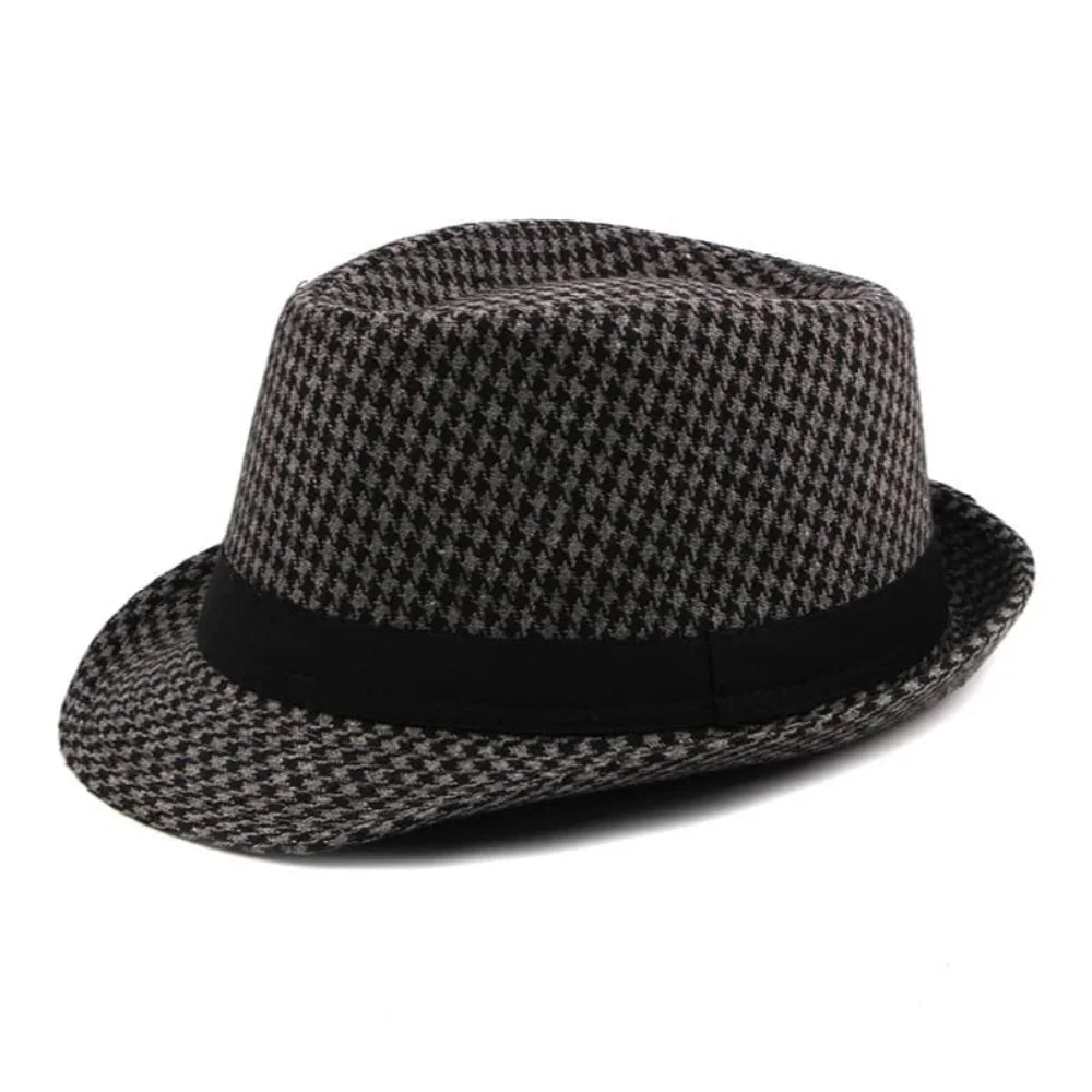 ChesterCheck | Houndstooth trilby hoed