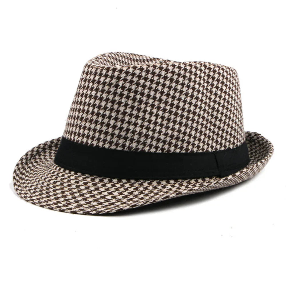 ChesterCheck | Houndstooth trilby hoed