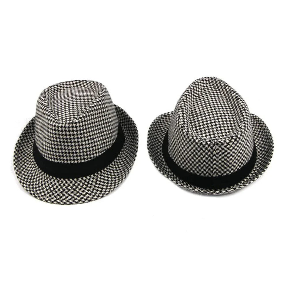 ChesterCheck | Houndstooth trilby hoed