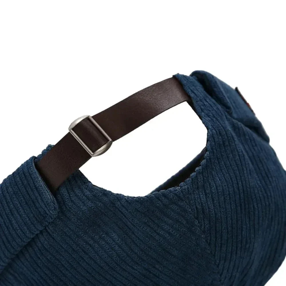 Corduroy Docker Cap | Stoere urban pet zonder klep van ribfluweel
