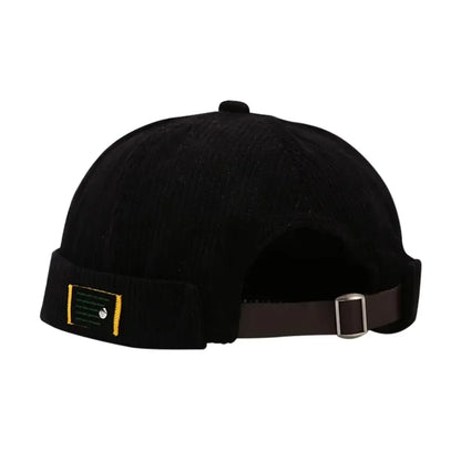 Corduroy Docker Cap | Stoere urban pet zonder klep van ribfluweel