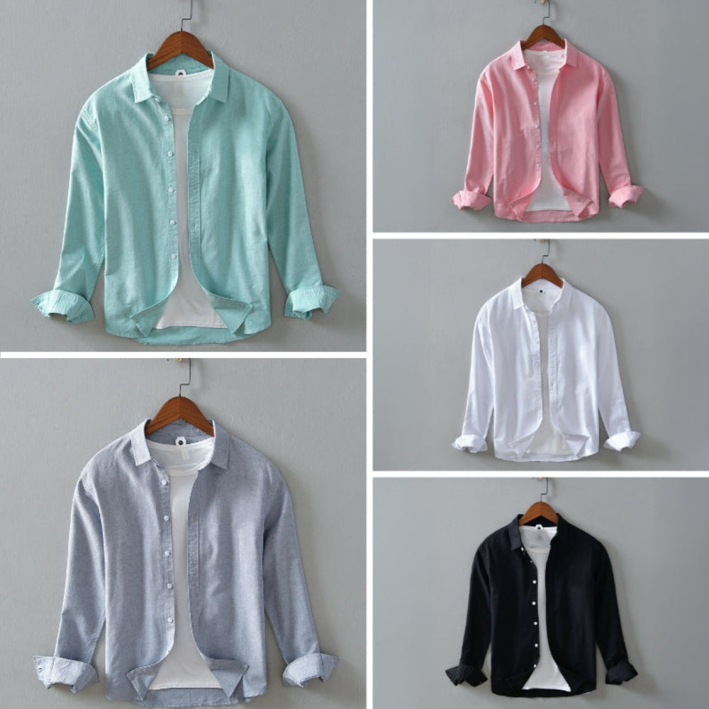 CottonEase | Ademend katoenen overhemd voor heren