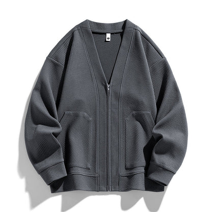 Daniel | Heren gebreide cardigan met rits