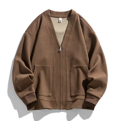 Daniel | Heren gebreide cardigan met rits