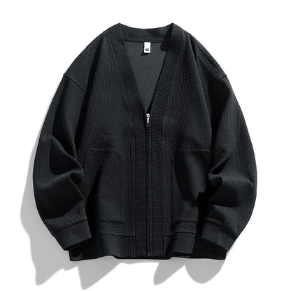 Daniel | Heren gebreide cardigan met rits