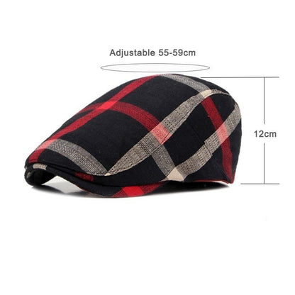 DaxTartan | Tartan katoenen flat cap