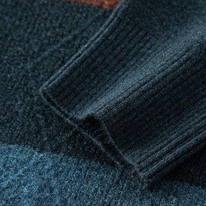 Silento Weave | Gebreide trui met diamantpatroon