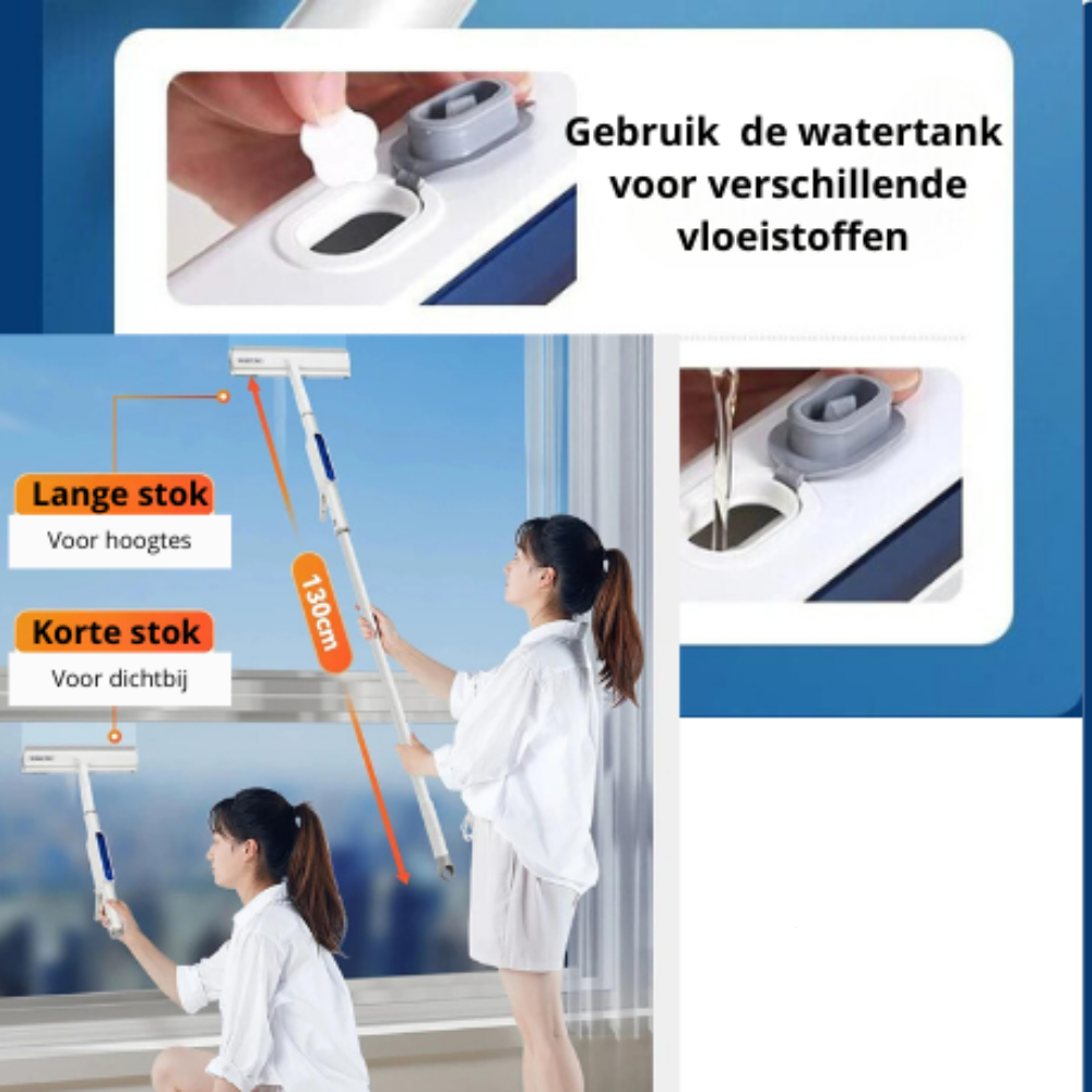 EasyClean | 3 in 1 raamwasser | +3 GRATIS doeken