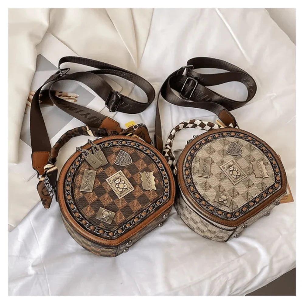 Elara | Ronde schoudertas met een vleugje vintage charme