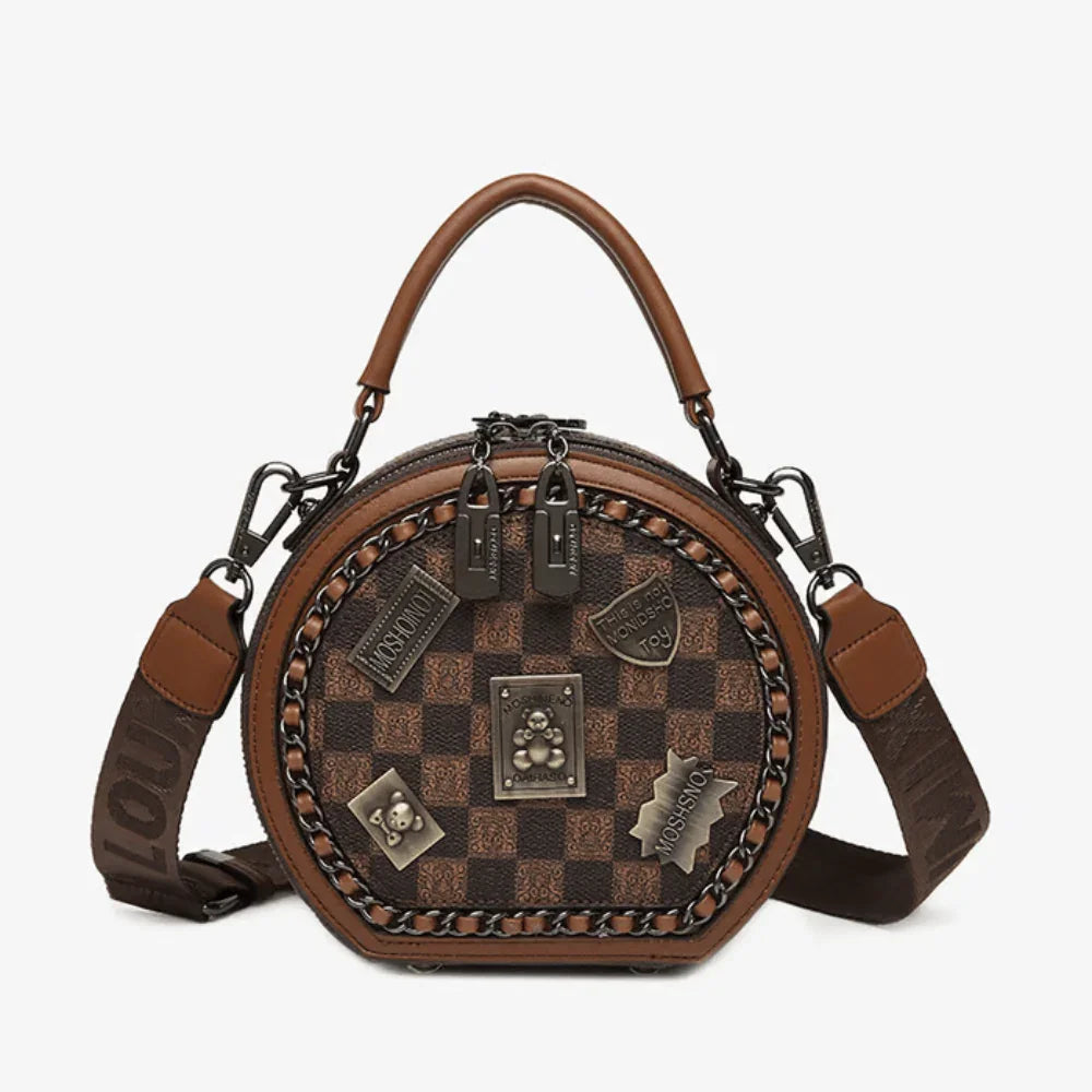 Elara | Ronde schoudertas met een vleugje vintage charme